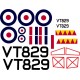 De-Havilland Vampire Decal Set 2