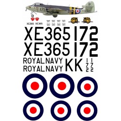 Scale Hawker sea hawk Decal set