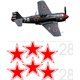 Lavochkin La-9 Russion star set