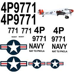 Beechcraft 18 - C45f Decal Set