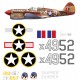 Curtis P-40 Warhawk Decal Set