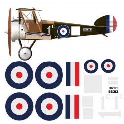 Scale Sopwith Camel Decal Sets -  B6313