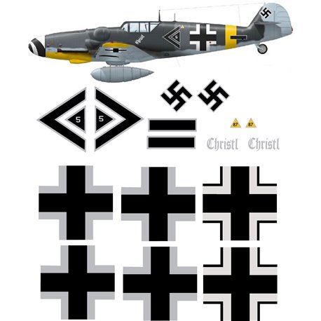 Messerschmitt ME-109 Decal Sets 4