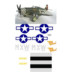 P-47M Thunderbolt Decal set  MISS BEHAVE
