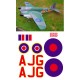 DH Mosquito Decal Set 2