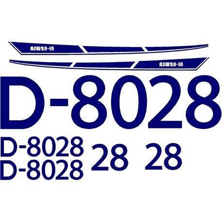 Asw 27 1/4 scale set