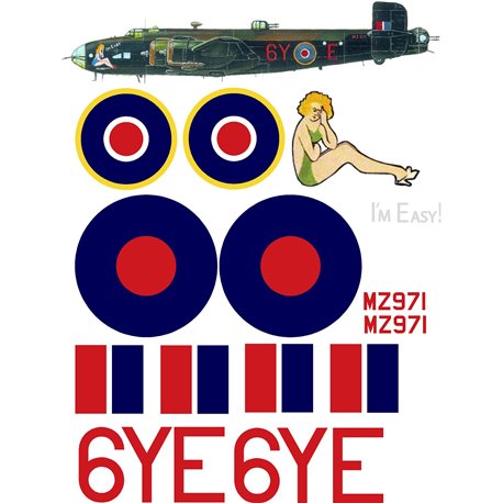 Handley Page Halifax Decal Sets