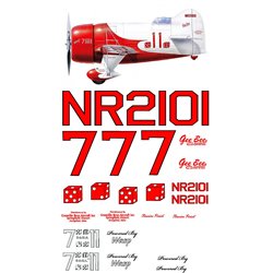 GeeBee Mode R Decal sets