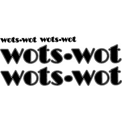 WOTS WOT Decal set