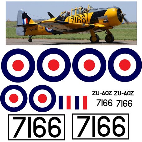 North American Harvard T-6 Texan Decal set 1