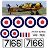 North American Harvard T-6 Texan Decal set 1