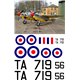 De Havilland DH98  Mosquito Decal Set