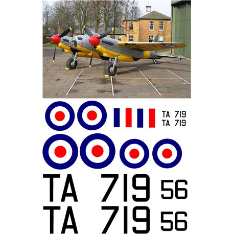 De Havilland DH98  Mosquito Decal Set