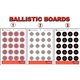 Ballistic Target Shooting Boards