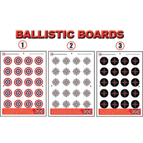 Ballistic Target Shooting Boards