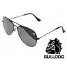 BULLDOG AVIATOR SUNGLASSES BLACK GREY