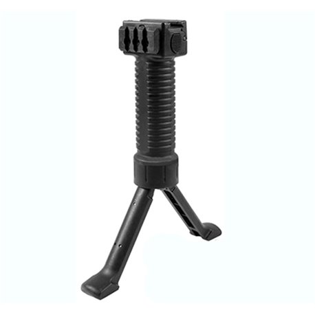 GUN RAIL GRIP BIPOD - BLACK