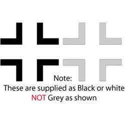 German block outline crosses