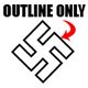 computer cut vinyl Swastika
