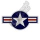 USA Star & Bar - Blue & White with Red Bar