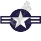 USA Star & Bar - Blue & White