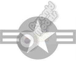 USA Star & Bar - Grey & White
