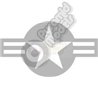 USA Star & Bar - Grey & White