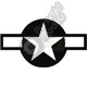 USA Star & Bar - Grey & White