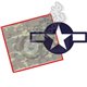 USA Star & Bar - Blue and clear