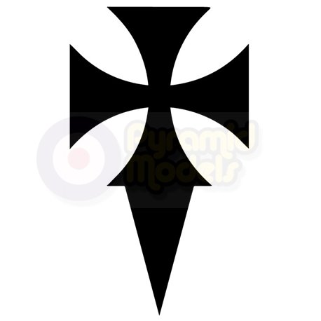 Cross pattée fitchée