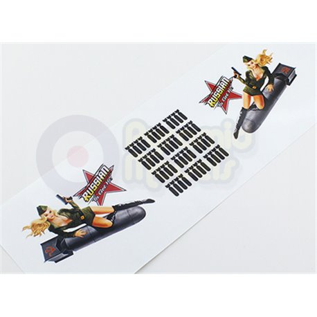 Nose Art - "Come Fly With Me" L/R Handed Decal