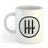Italian Roundel - Black & White - MUG
