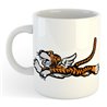 Flying tigers Logo - ORANGE- black and white MUG