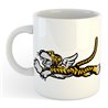 Flying tigers Logo - YELLOW- black and white MUG