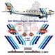 DC-3 Dakota Decal set - 50th Anniversary
