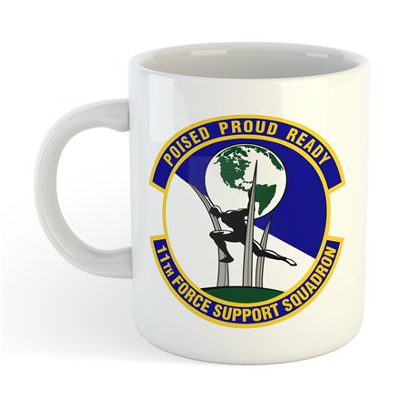 11th Force Support Squadron Emblem - MUG