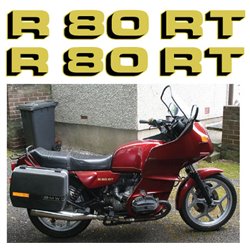 BMW R80RT Side Panel Decals