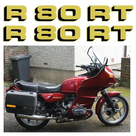 BMW R80RT Side Panel Decals