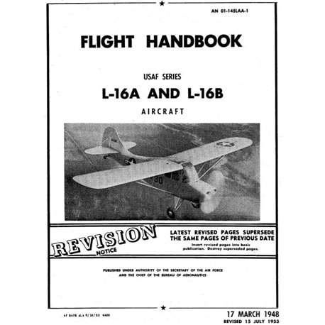 Aeronca Champion L-16A & L-16B Aircraft Flight Handbook- PDF Version