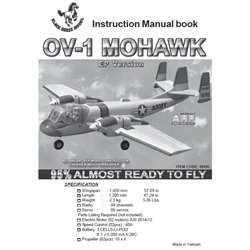 Black Horse Model OV-1 MOHAWK Instruction Manual Book