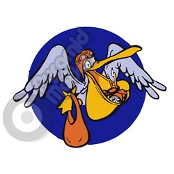 25th Troop Carrier emblem Self adhesive Decal