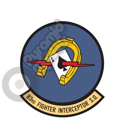 83rd Fighter Interceptor Squadron emblem Self adhesive Decal