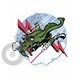 321st Fighter Squadron emblem Self adhesive Decal
