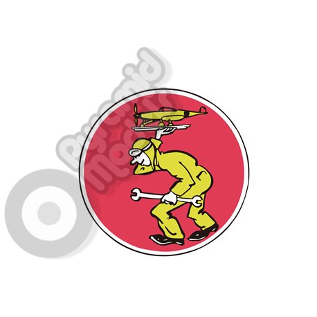 330th Service Squadron emblem Self adhesive Decal