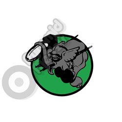 404th Bombardment Squadron emblem Self adhesive Decal