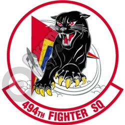 494 Fighter Squadron emblem Self adhesive Decal