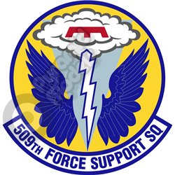 509th Force Support Squadron emblem Self adhesive Decal