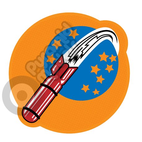 710th Bombardment Squadron emblem Self adhesive Decal