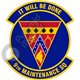 9th Maintenance Squadron  emblem Self adhesive Decal