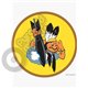 Indian Chief Drop Bomb Emblem Self Adhesive Decal